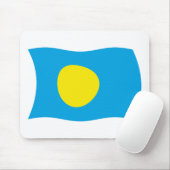 Palau Flag Mousepad (Mit Mouse)