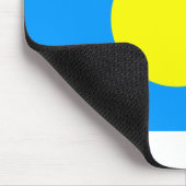 Palau Flag Mousepad (Ecke)