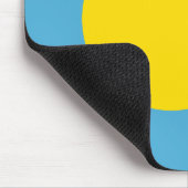 Palau Flag Mousepad (Ecke)