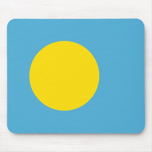 Palau Flag Mousepad (Vorne)