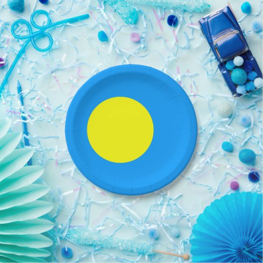 Palau Flag Pappteller (Party)