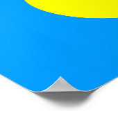 Palau Flag Poster (Ecke)