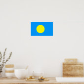 Palau Flag Poster (Küche)
