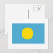 Palau Flag Postkarte (Vorne/Hinten)