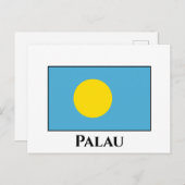 Palau Flag Postkarte (Vorne/Hinten)