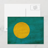 Palau Flag Postkarte (Vorne/Hinten)