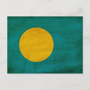 Palau Flag Postkarte