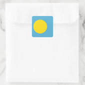 Palau Flag Quadratischer Aufkleber (Tasche)