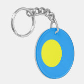 Palau Flag Schlüsselanhänger (Vorderseite links)