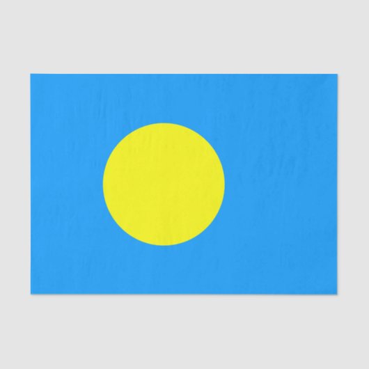 Palau Flag Seidenpapier (Vorderseite)