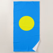 Palau Flag Strandtuch (Vorderseite)