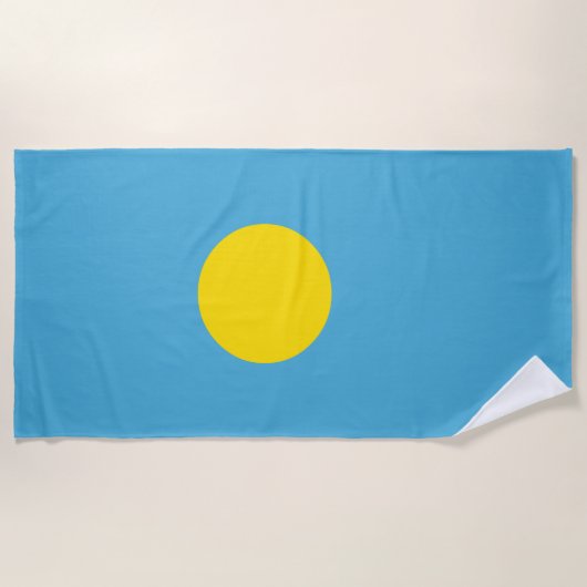 Palau Flag Strandtuch (Vorderseite)