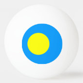 Palau Flag Tischtennisball (Rückseite)