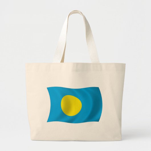 Palau Flag Tote Bag Jumbo Stoffbeutel (Vorne)