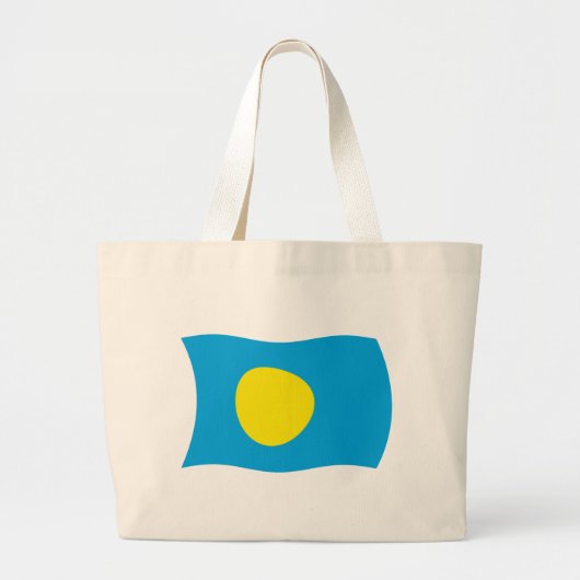 Palau Flag Tote Bag Jumbo Stoffbeutel (Vorne)