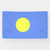 Palau-Flagge Banner (Horizontal)