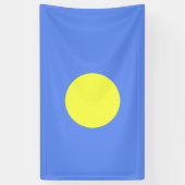 Palau-Flagge Banner (Vertikal)