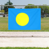 Palau-Flagge Banner (Insitu)