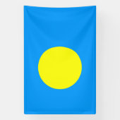 Palau-Flagge Banner (Vertikal)