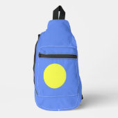 Palau-Flagge Crossbody Bag (Vorderseite)