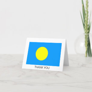 Palau-Flagge Dankeskarte