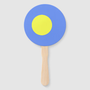 Palau-Flagge Fächer