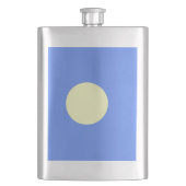 Palau-Flagge Flachmann (Vorderseite)