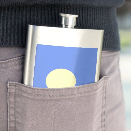 Palau-Flagge Flachmann (Beispiel)