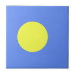 Palau-Flagge Fliese<br><div class="desc">Ein ideales Geschenk für alle,  die Patrioten ihres Landes sind!</div>