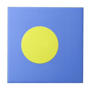Palau-Flagge Fliese