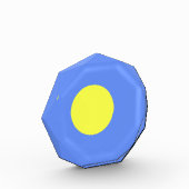 Palau-Flagge Fotoblock (Links)