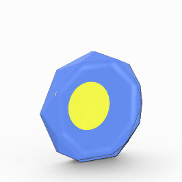 Palau-Flagge Fotoblock