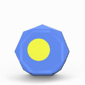 Palau-Flagge Fotoblock (Vorderseite)