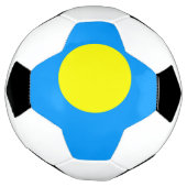 Palau-Flagge Fußball (Gedreht)
