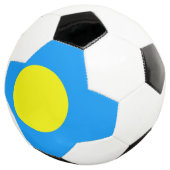 Palau-Flagge Fußball (Dreiviertel)