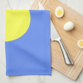 Palau-Flagge Geschirrtuch (Viertel Falte)