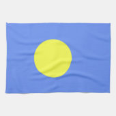 Palau-Flagge Geschirrtuch (Horizontal)