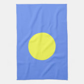 Palau-Flagge Geschirrtuch (Vertikal)