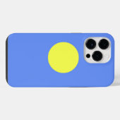 Palau-Flagge iPhone Hülle (Rückseite (Horizontal))
