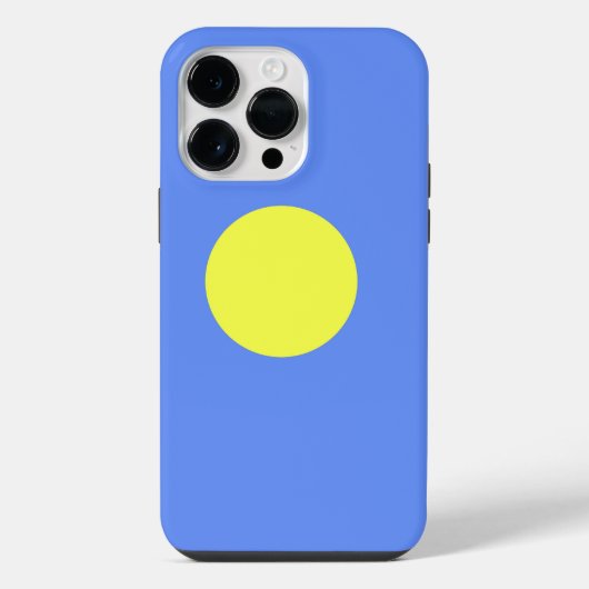 Palau-Flagge iPhone Hülle (Rückseite)