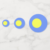 Palau-Flagge Konfetti (Vorderseiten)