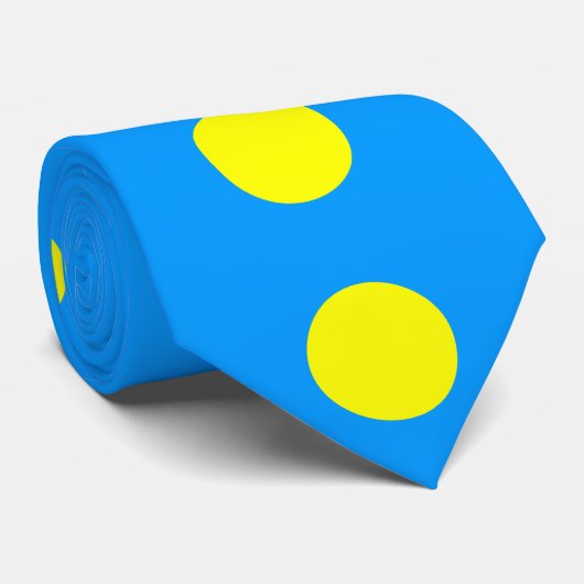 Palau-Flagge Krawatte (Gerollt)