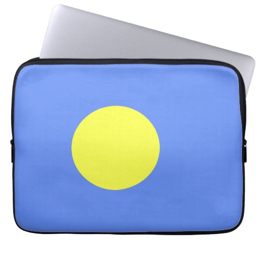 Palau-Flagge Laptopschutzhülle (Vorderseite)