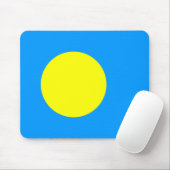 Palau-Flagge Mousepad (Mit Mouse)