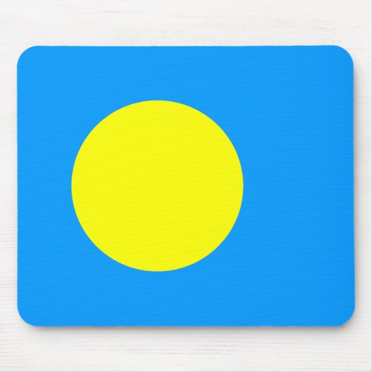 Palau-Flagge Mousepad (Vorne)