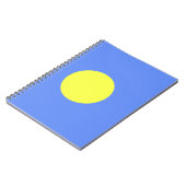Palau-Flagge Notizblock (Linke Seite)