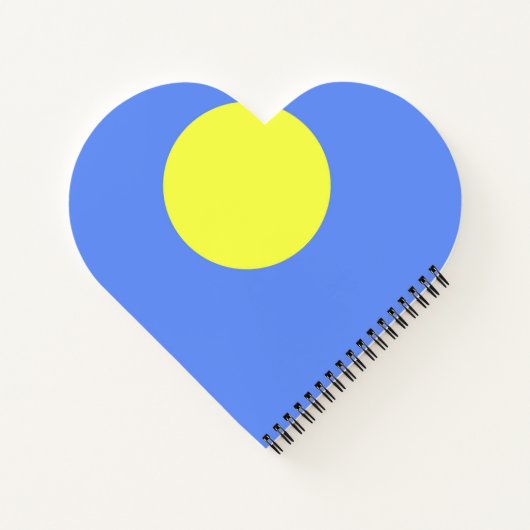 Palau-Flagge Notizblock (Rückseite)