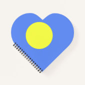 Palau-Flagge Notizblock (Vorderseite)