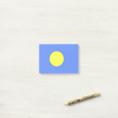 Palau-Flagge Post-it Klebezettel (Auf Schreibtisch)