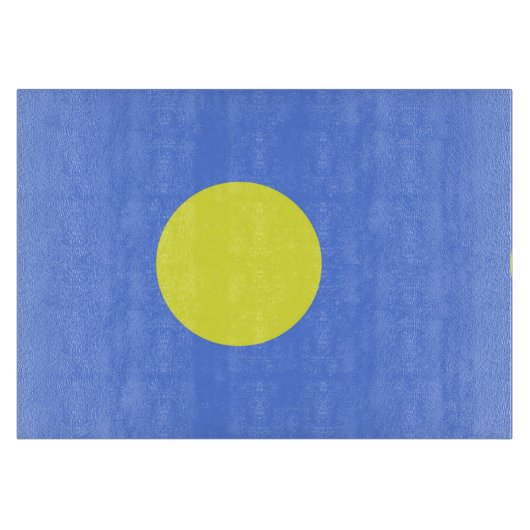 Palau-Flagge Schneidebrett (Vorderseite)